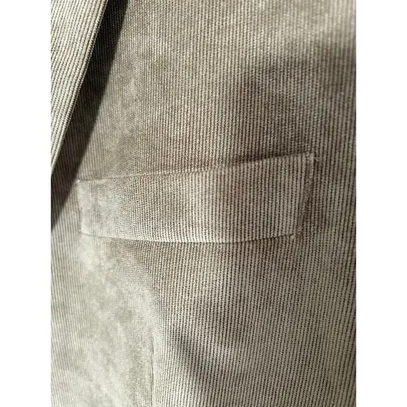 Lauren Ralph Lauren Men's Blazer 44R Micro Corduroy Camel Color XC Fast Shipping
